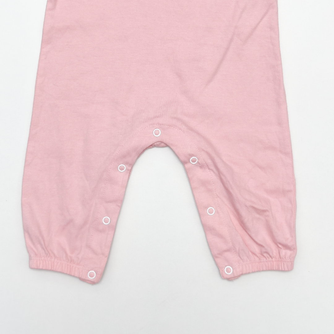PINK RUFFLED ROMPER