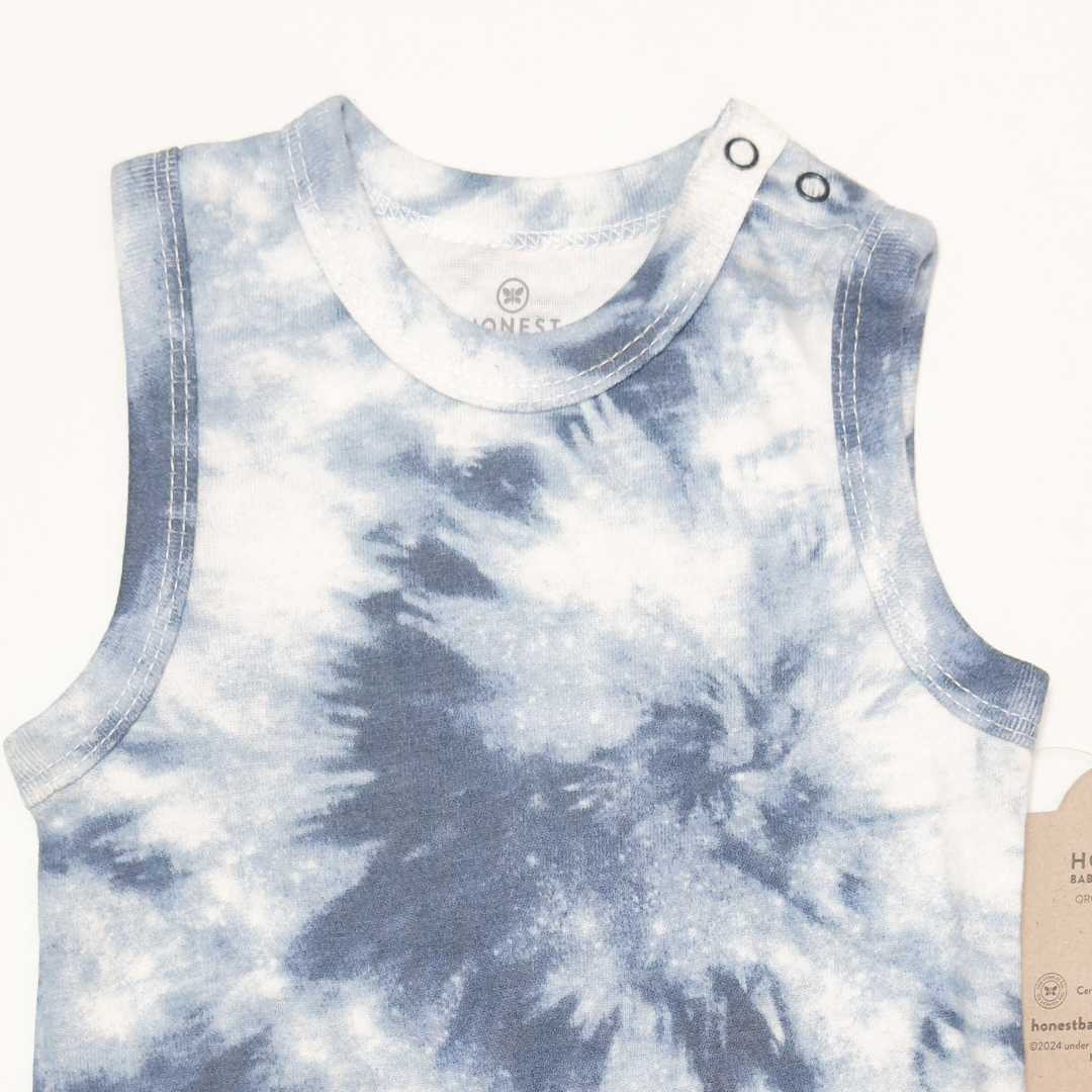 NAVY BLUE DIED JUMPSUIT