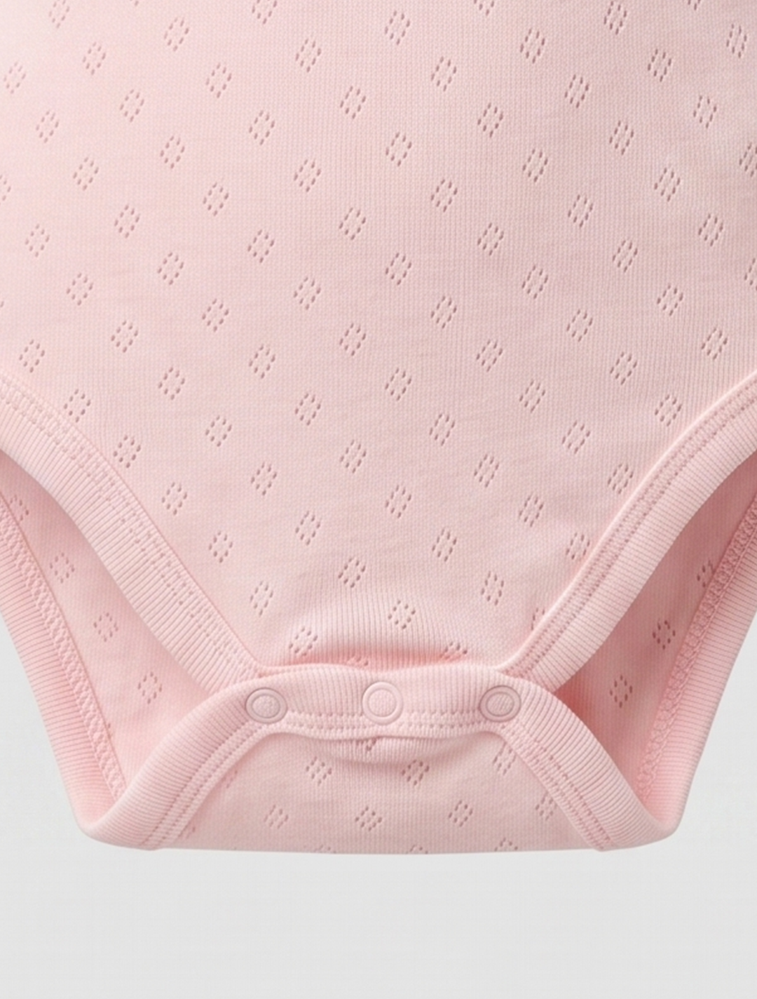 BABY PINK POINTELLE ONESIE