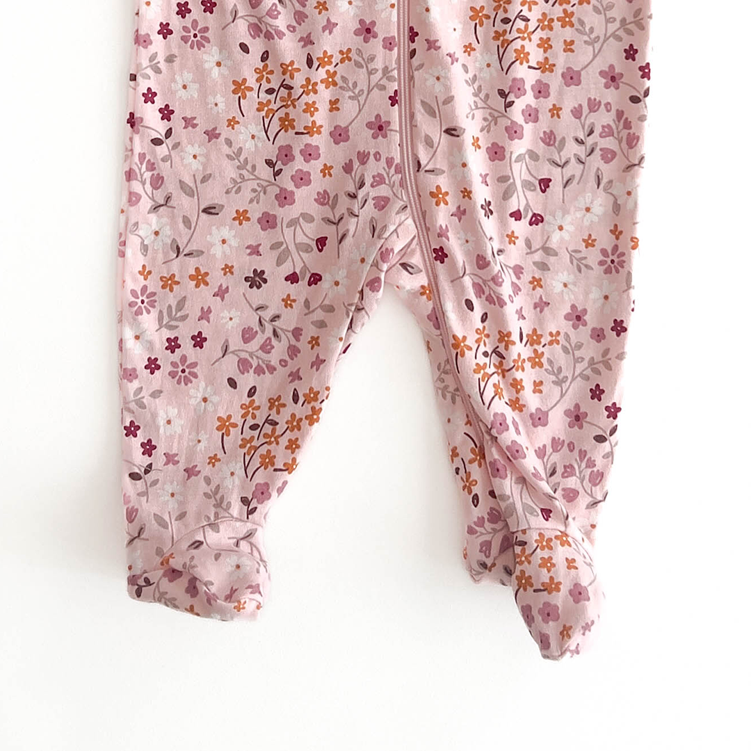 GERBER FLORAL PRINT SLEEPSUIT