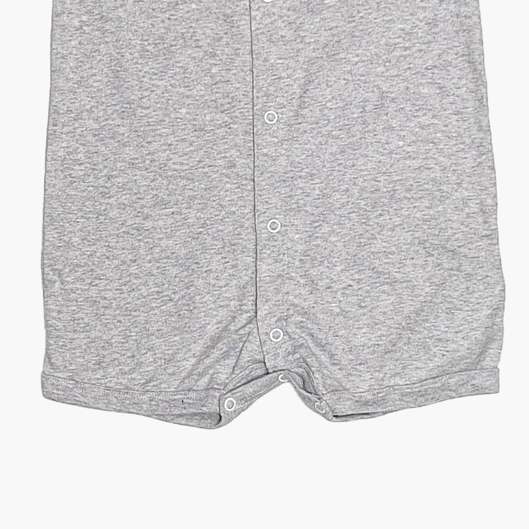 GREY STRIPPED JUMPSUIT