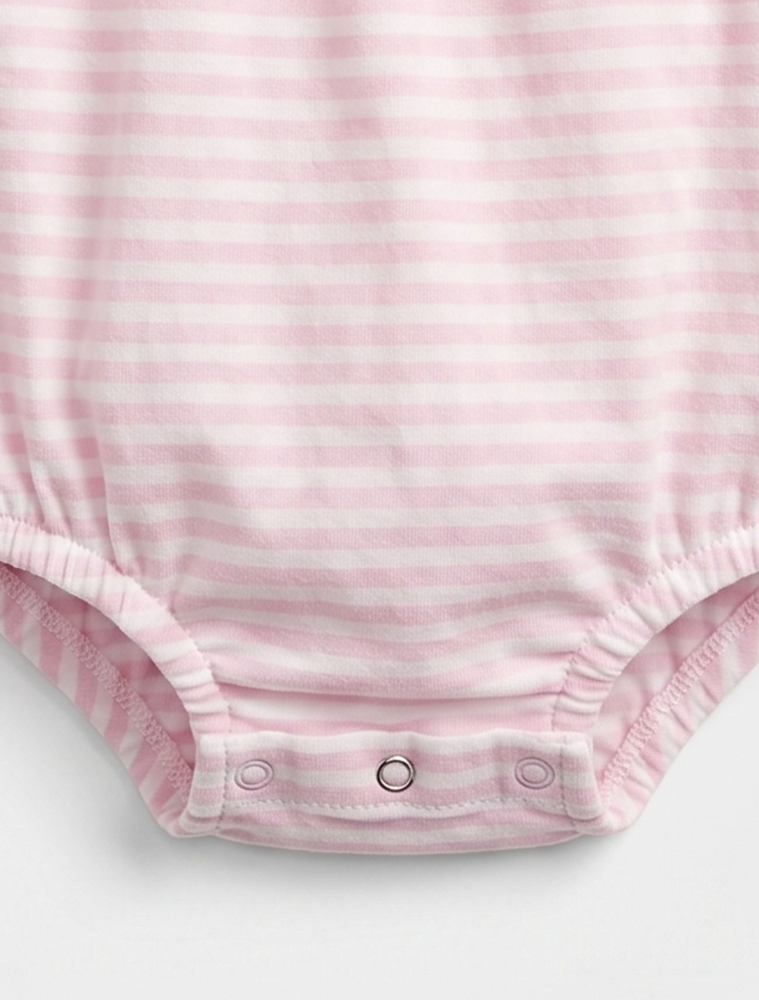 LAVENDER WHITE STRIPED FANCY ONESIE