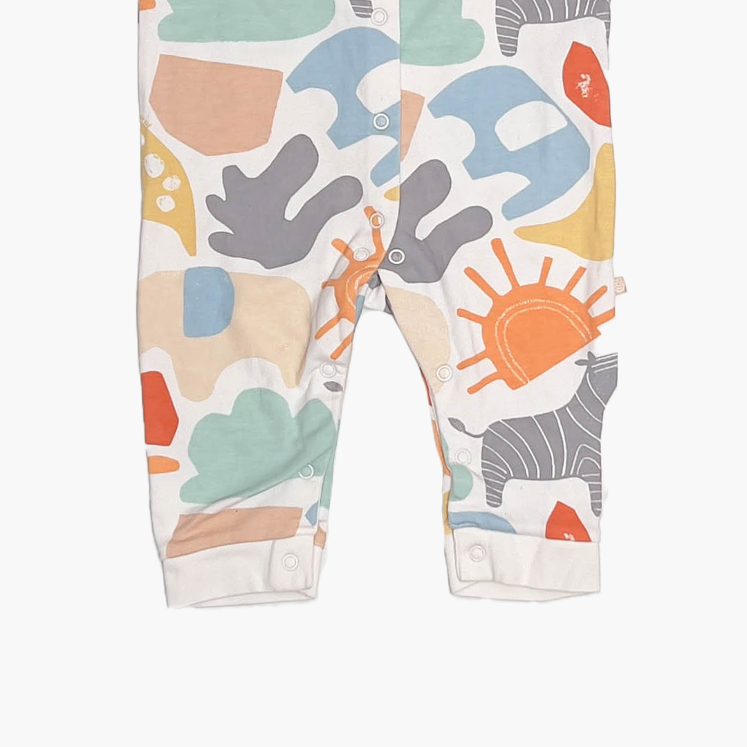 MULTICOLOUR PATTERNED ROMPER
