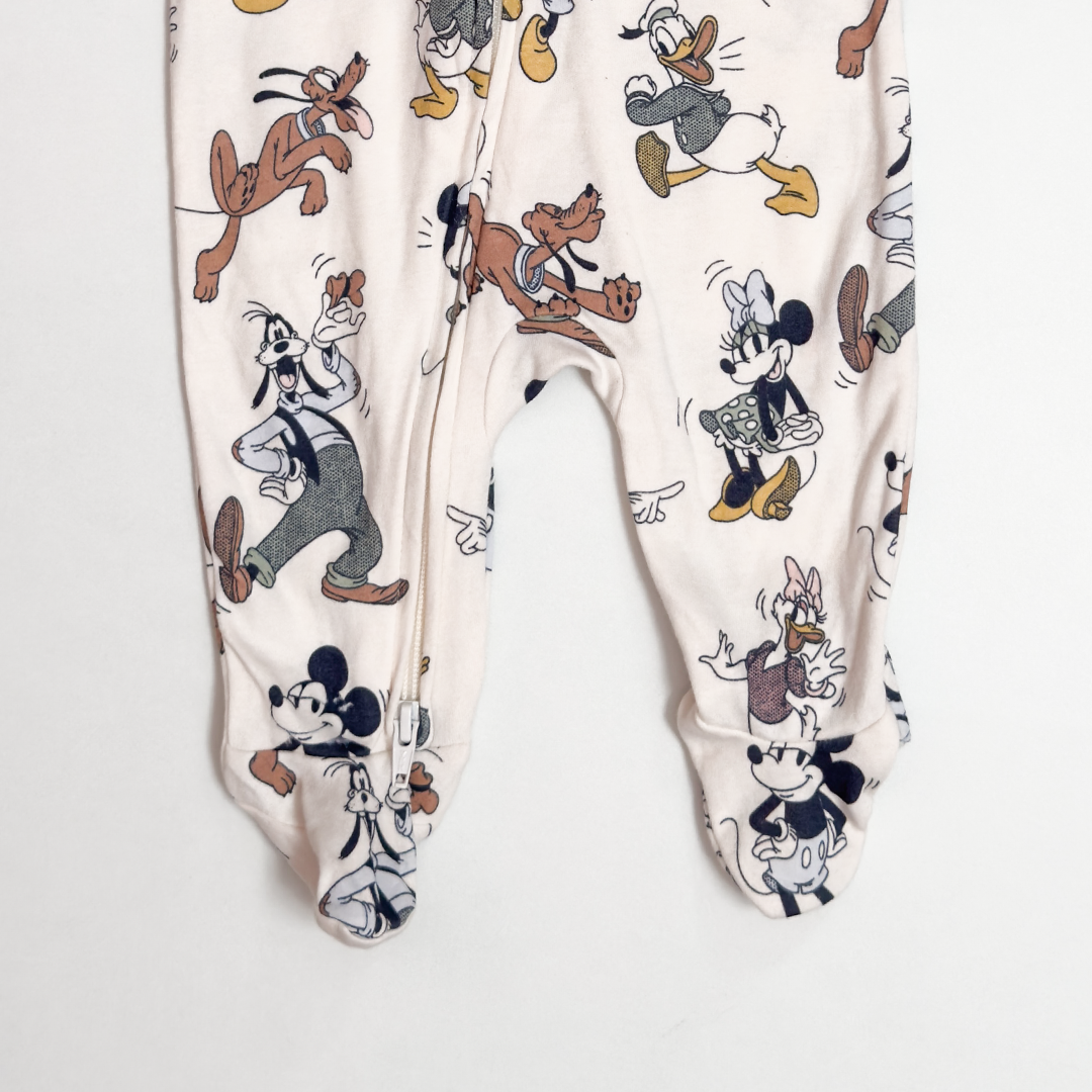 OFF WHITE MICKEY ZIPPER SLEEPSUIT