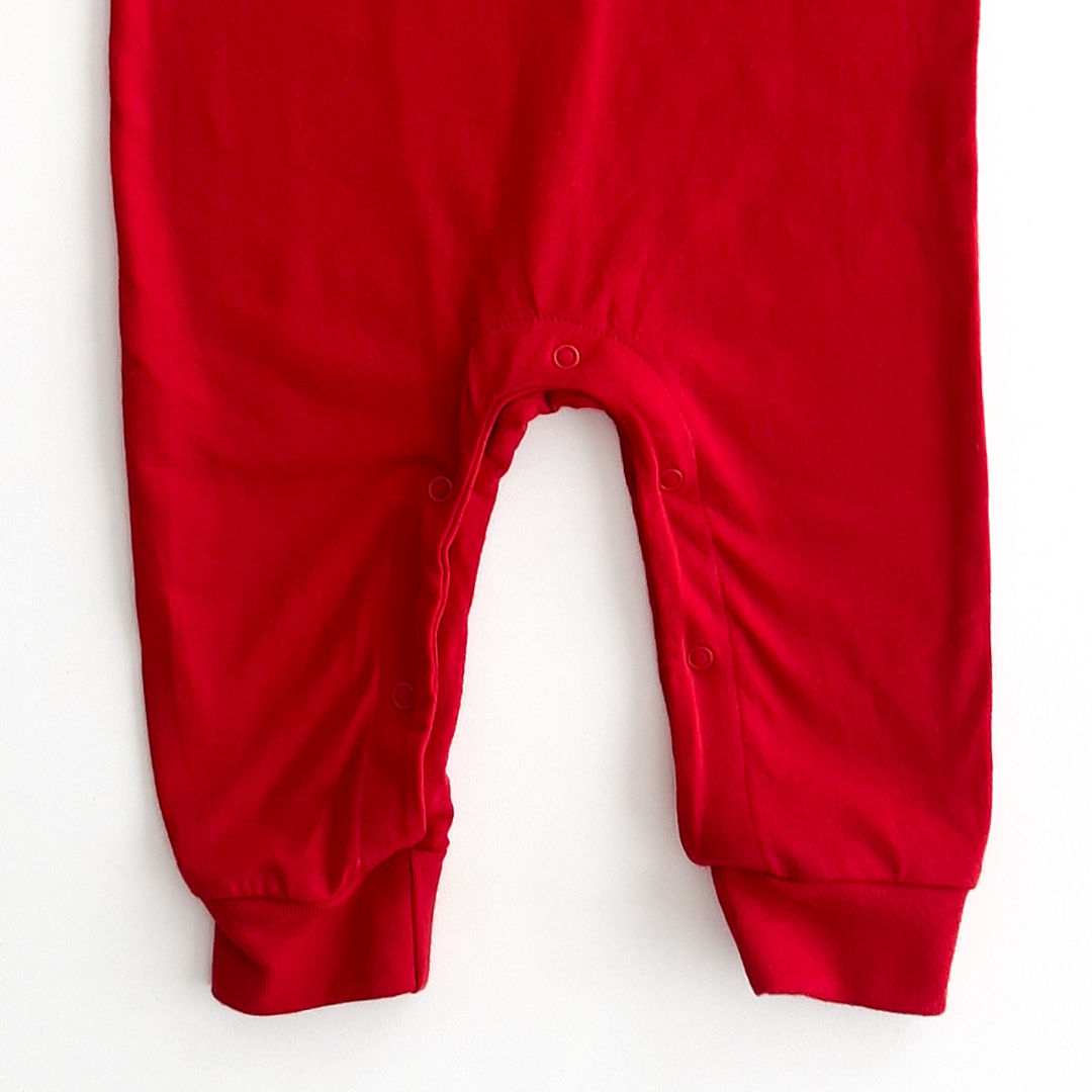 cuter than cupid print romper