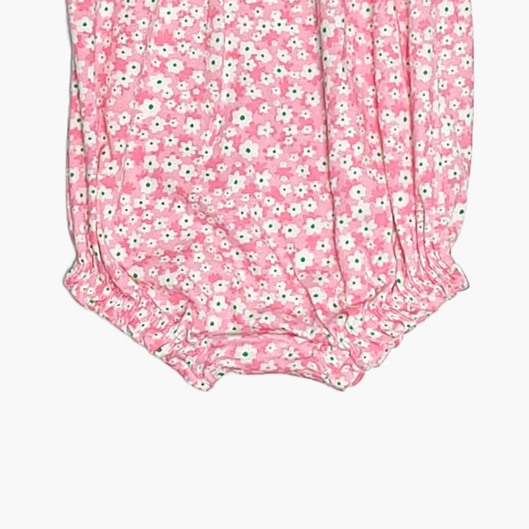 PINK FLORAL FANCY ONESIE