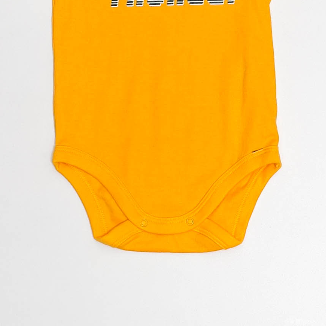 YELLOW PRINTED ONESIE