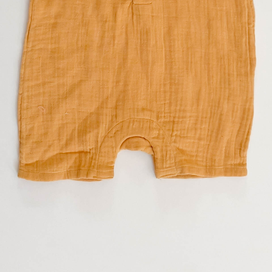 YELLOW MUSLIN JUMPSUIT