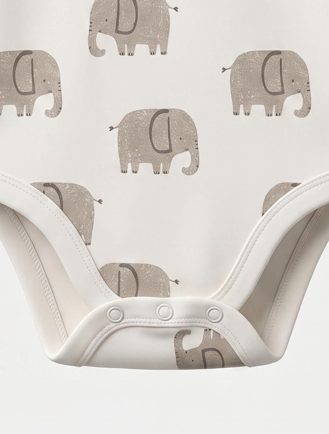 ELEPHANT PRINTED ONESIE