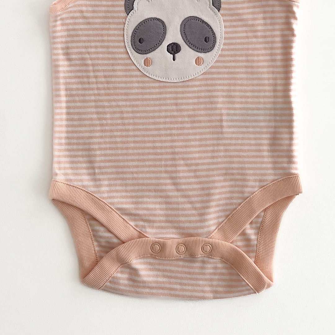 NEXT BABY PANDA SLEEVLESS ONESIE