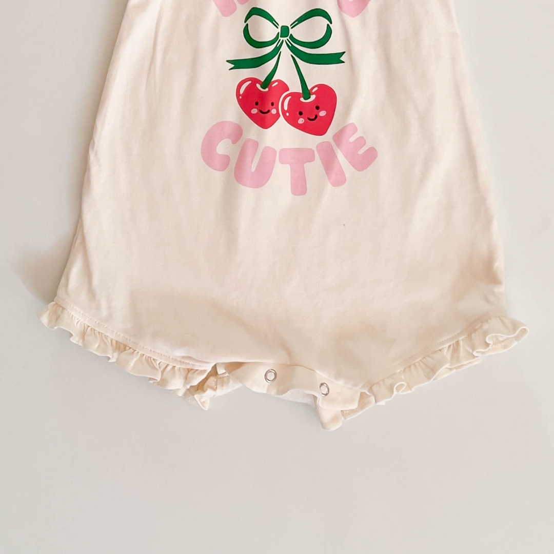 IVORY HELLO CUTIE PRINTED JUMPSUIT