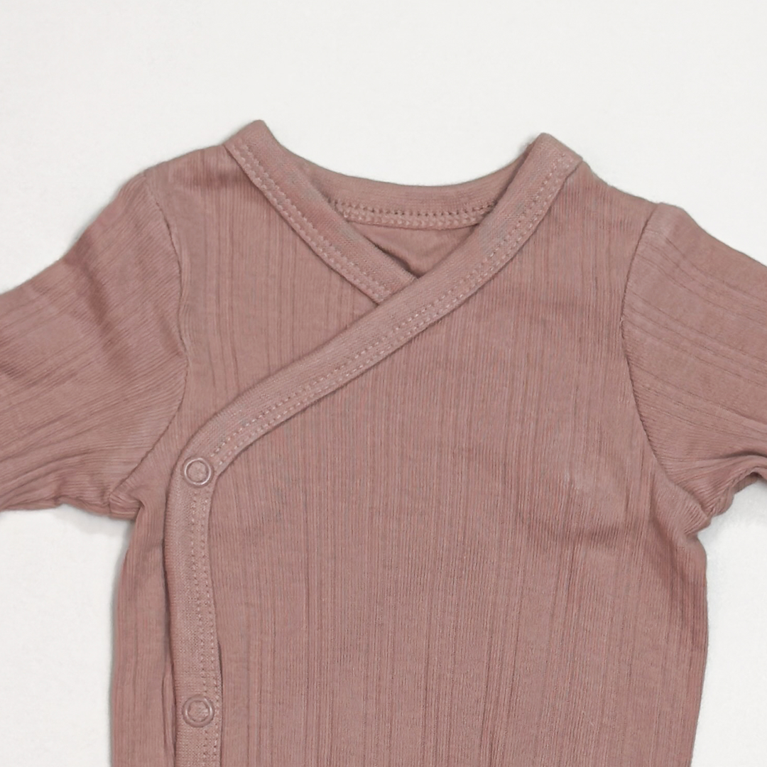 PREMIUM LAVENDER RIBBED ONESIE