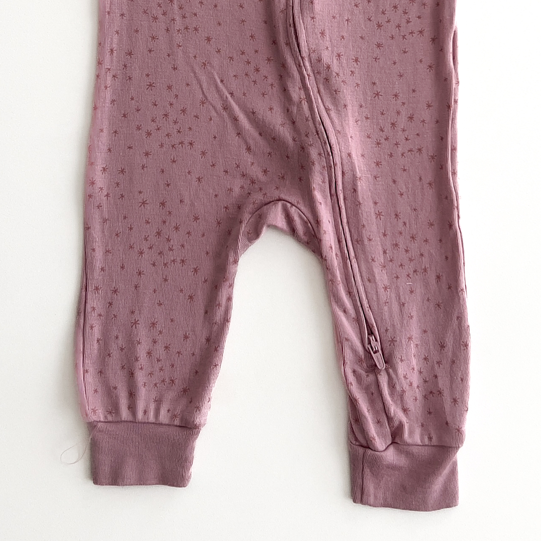PINK STAR PATTERNED ROMPER