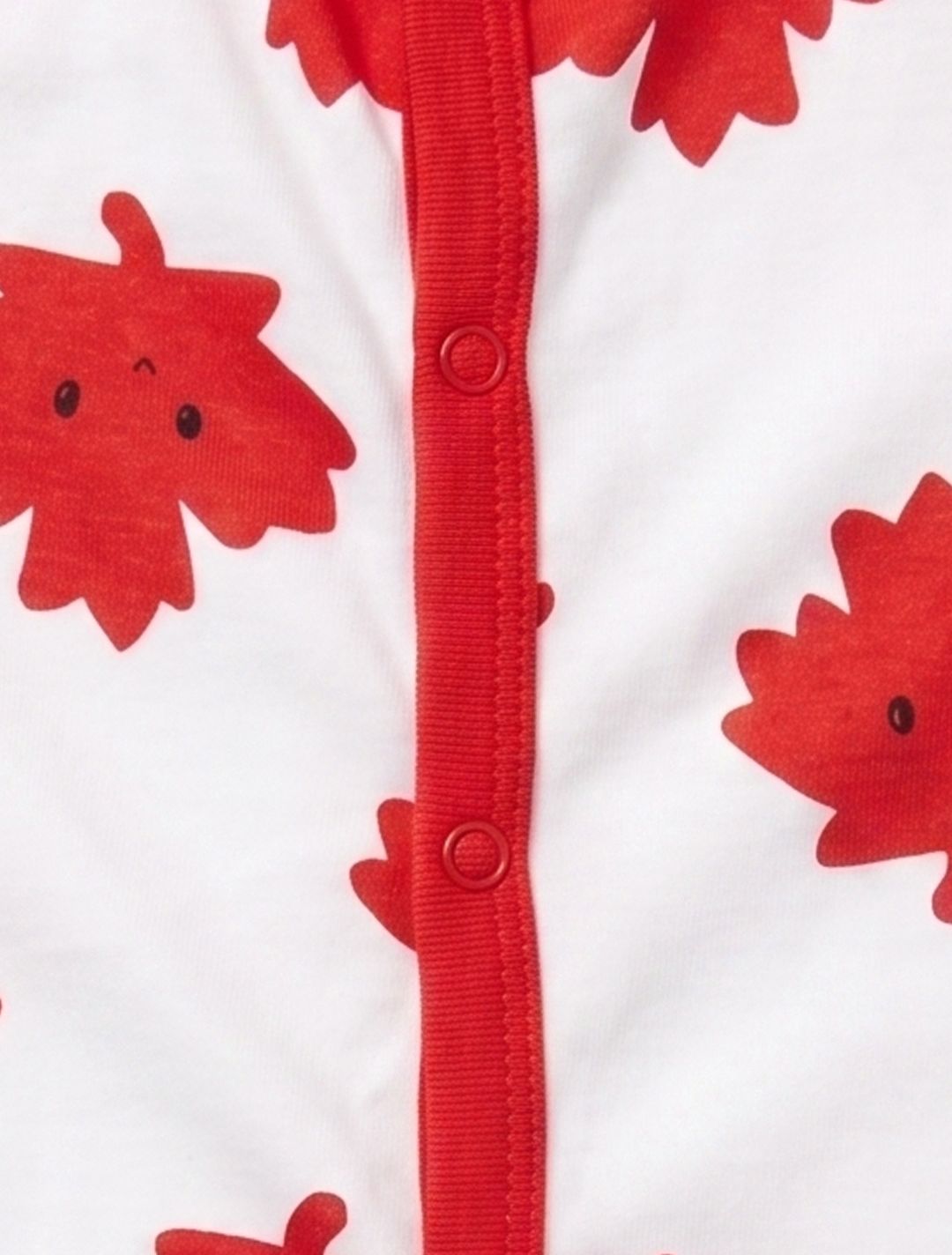 RED WHITE BUTTON JUMPSUIT