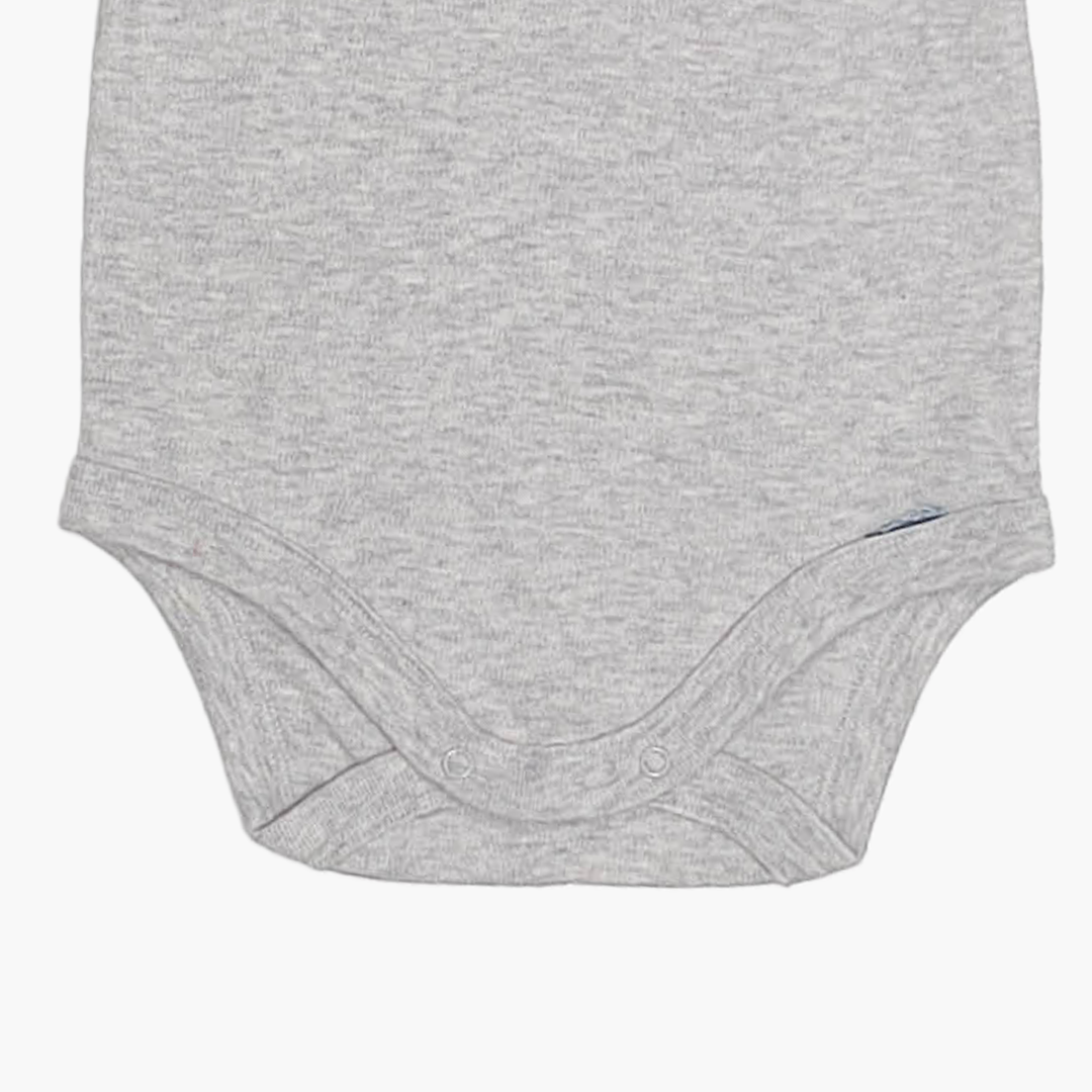 GREY RED PRINTED ONESIE