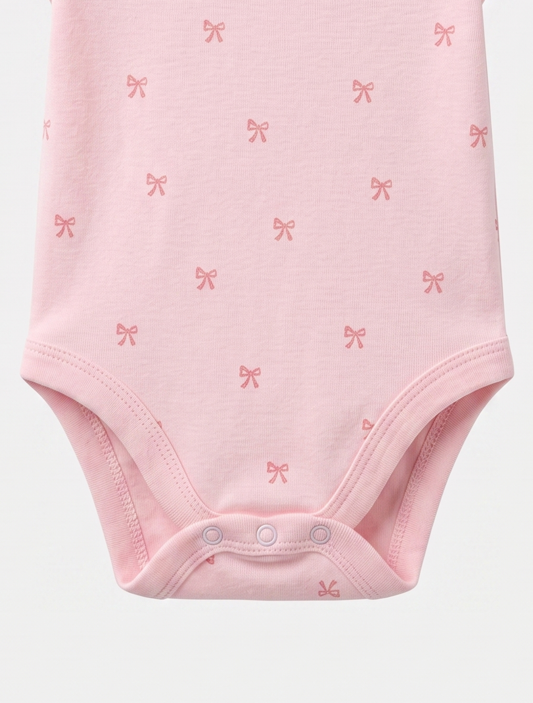 PINK RIBBON PRINTED ONESIE