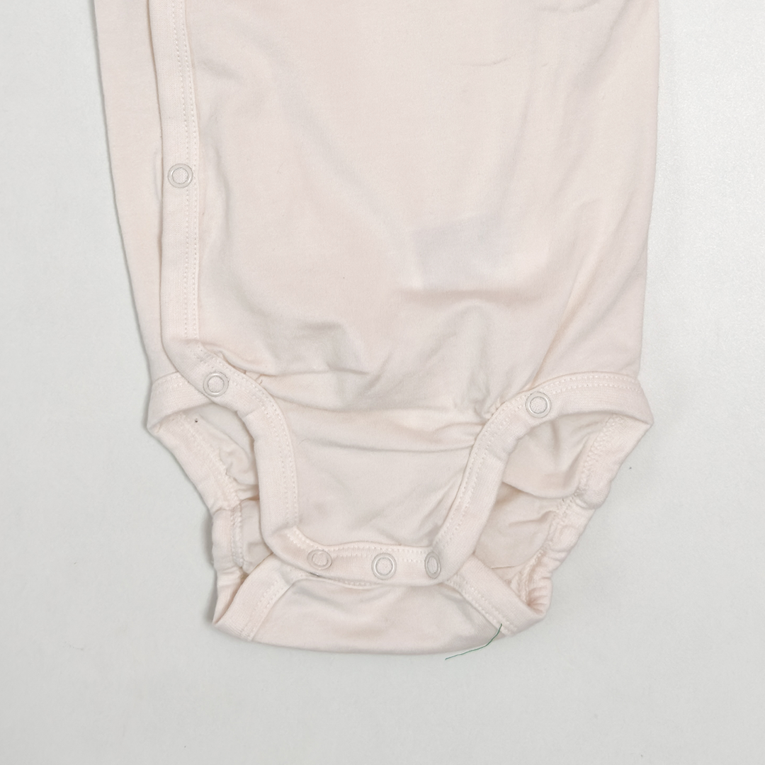 OFF WHITE WRAPOVER ONESIE