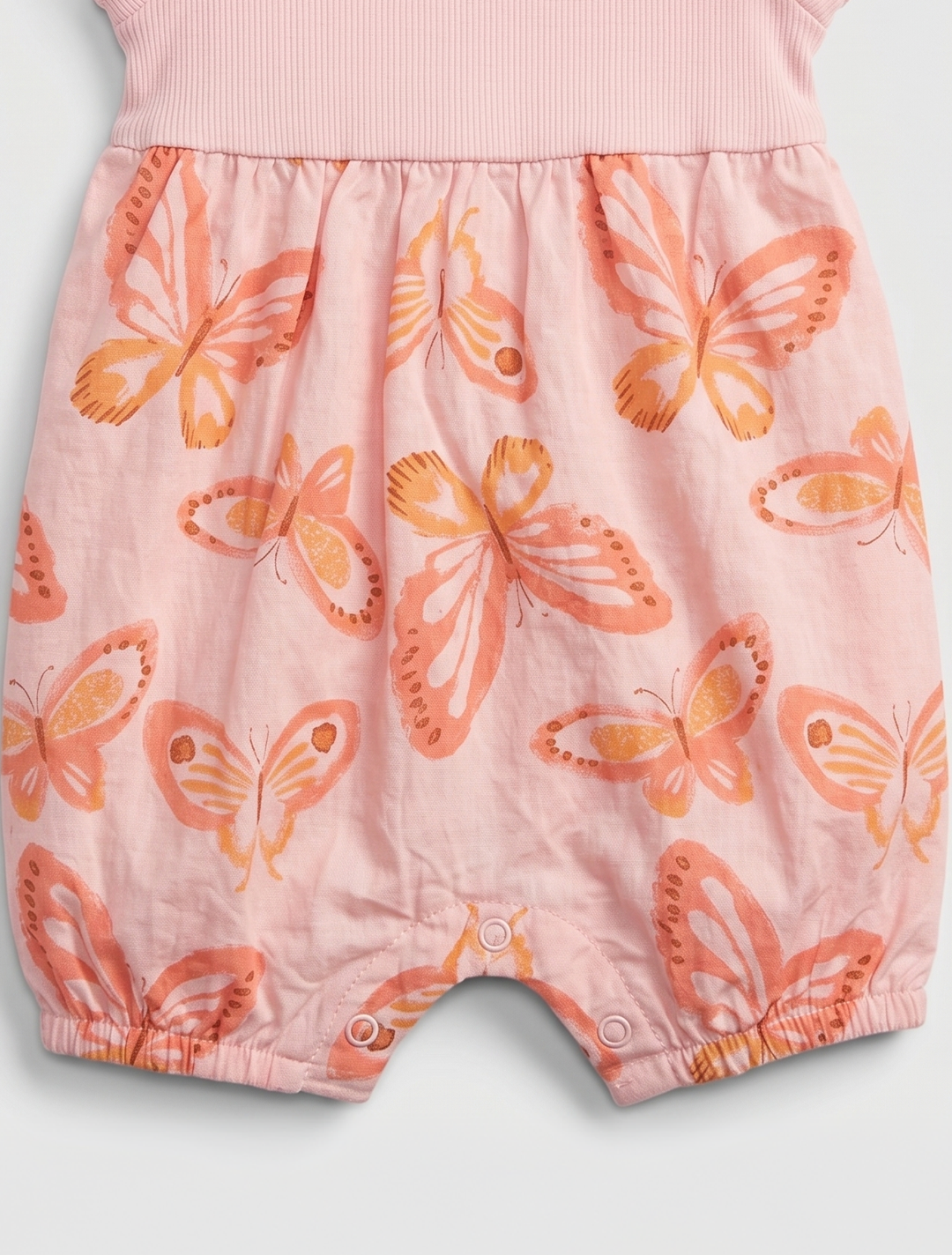PEACH PRINTED FANCY JUMPSUIT