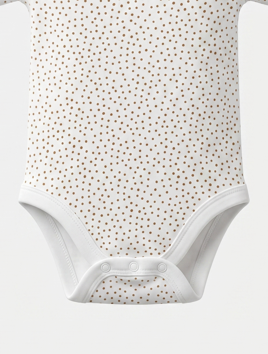 WHITE DOTTED ONESIE