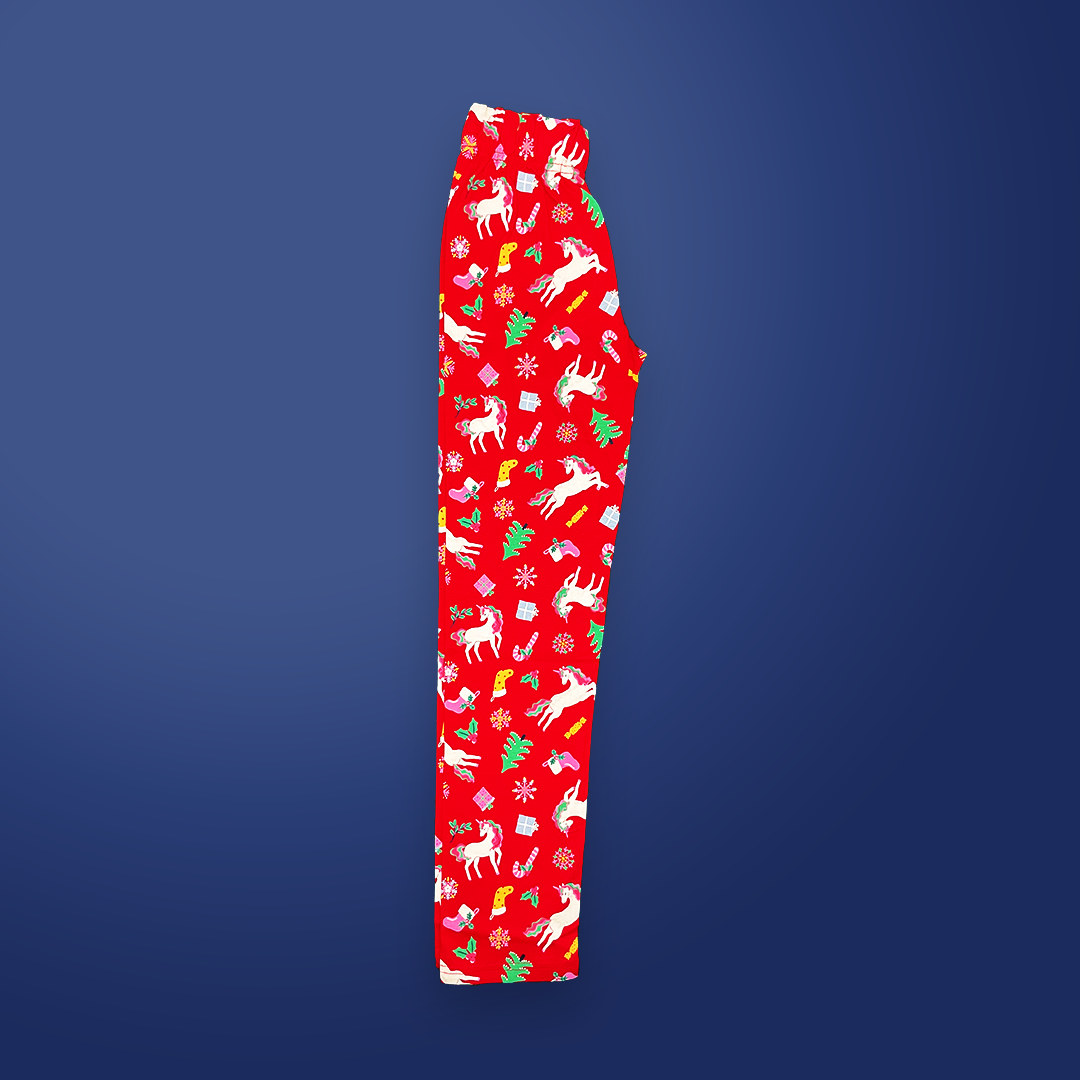 Red printed co ord set