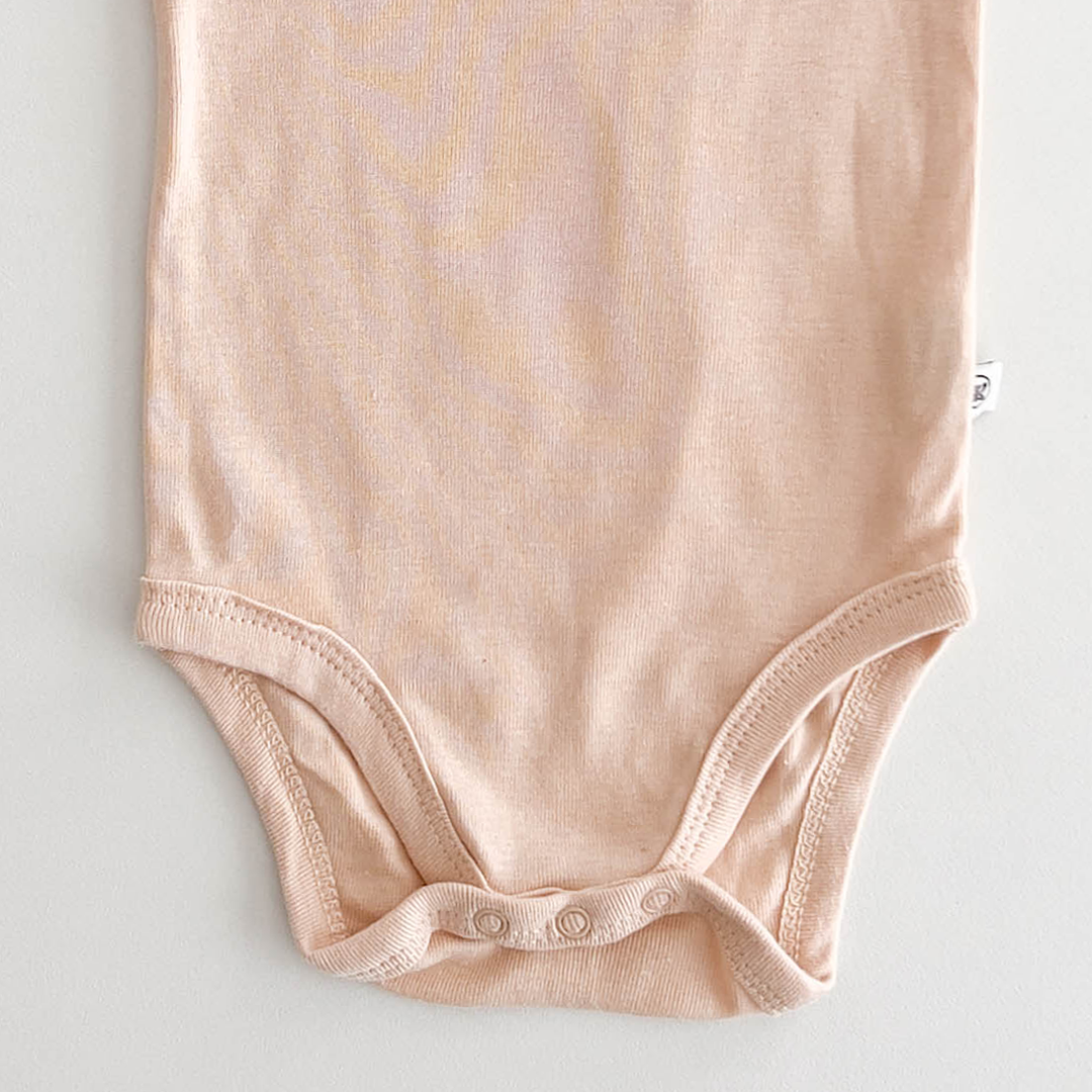 MACAROON COLURED PLAIN ONESIE