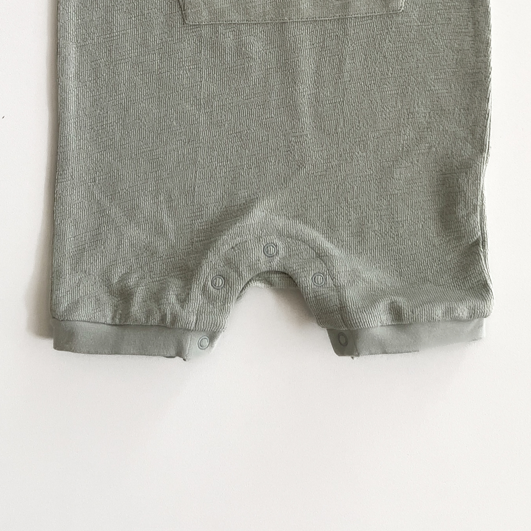 mint green sleeveless jumpsuit