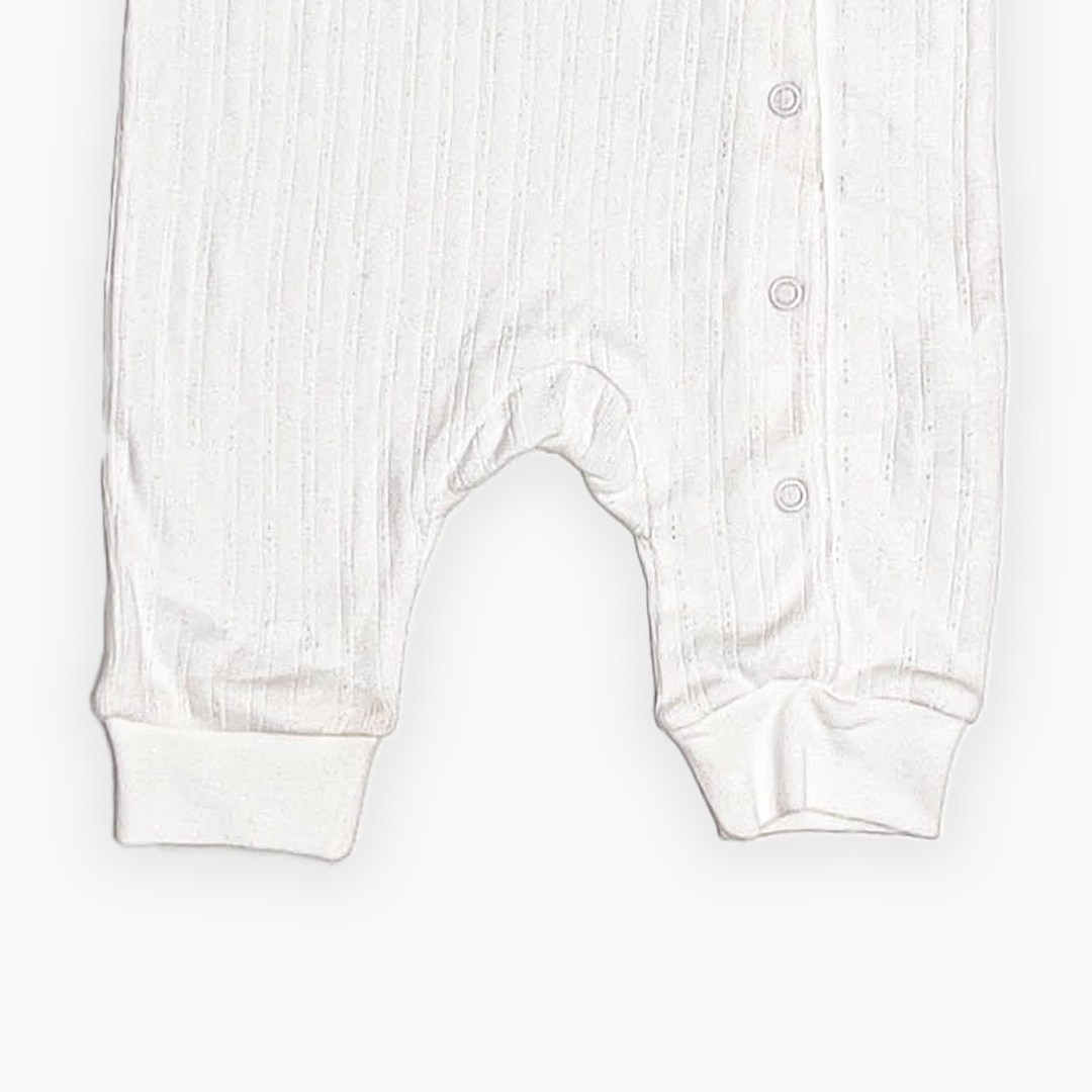 WHITE POINTELLE ROMPER