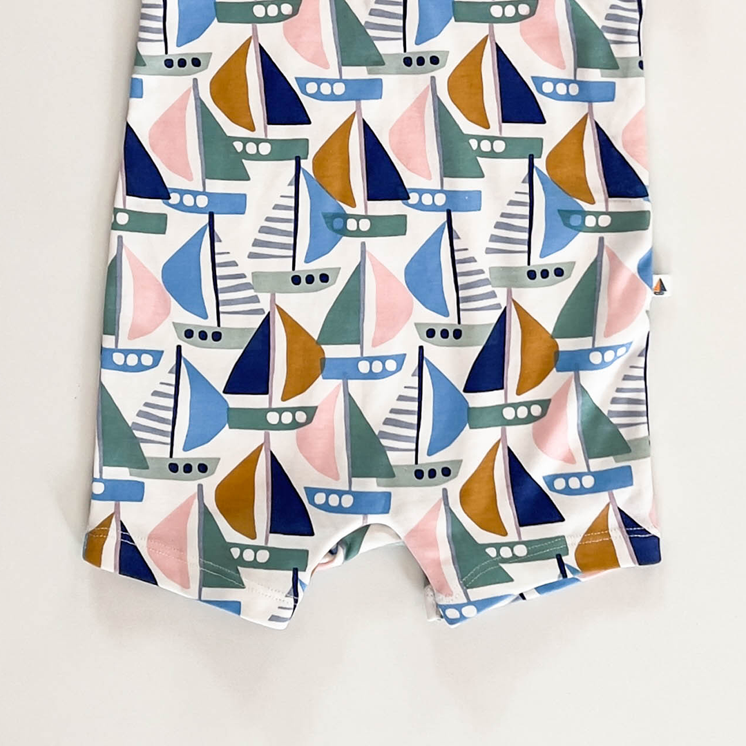 BOAT PATTERNED JUMPSUIT