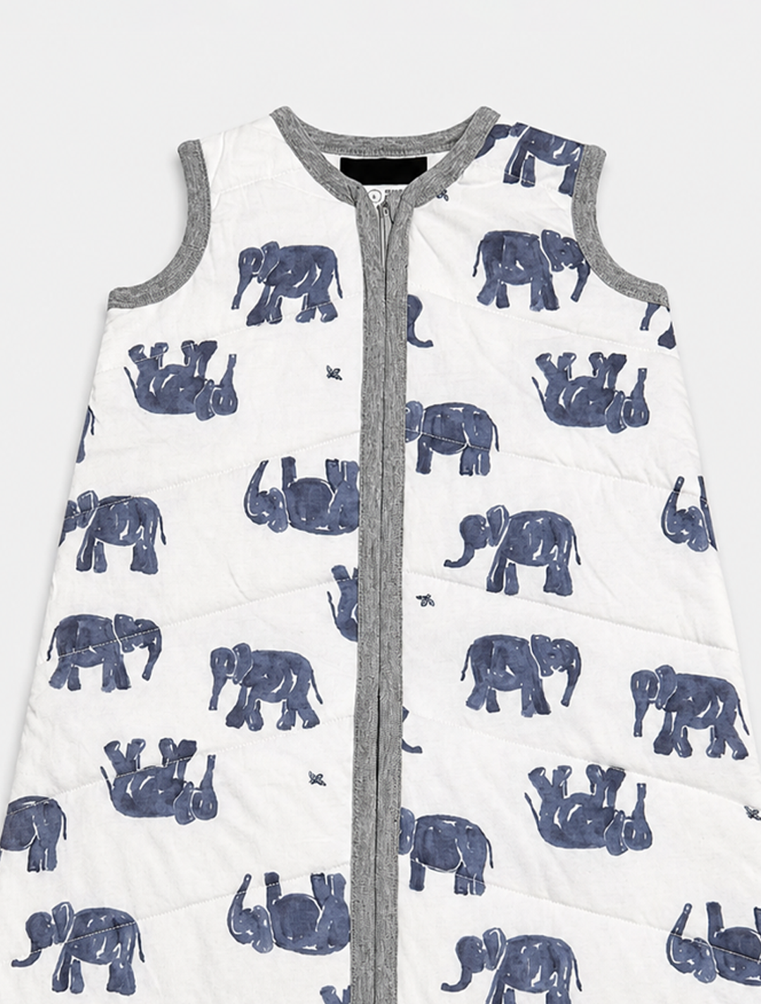 Baby Sleep Bag – Navy Elephants