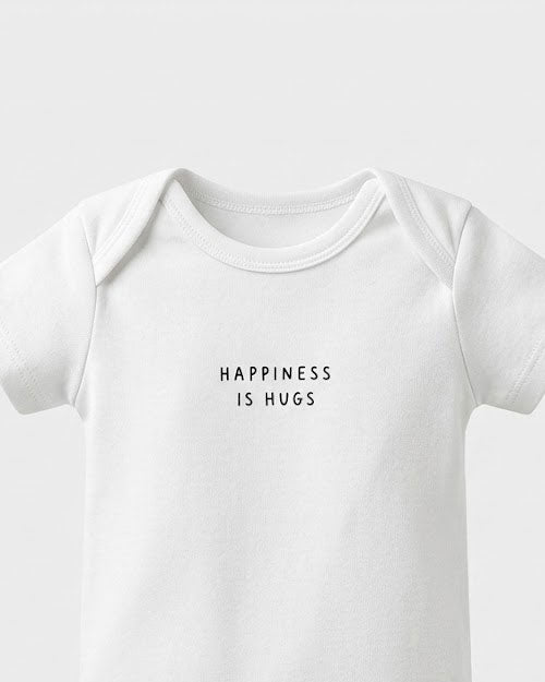 White printed onesie
