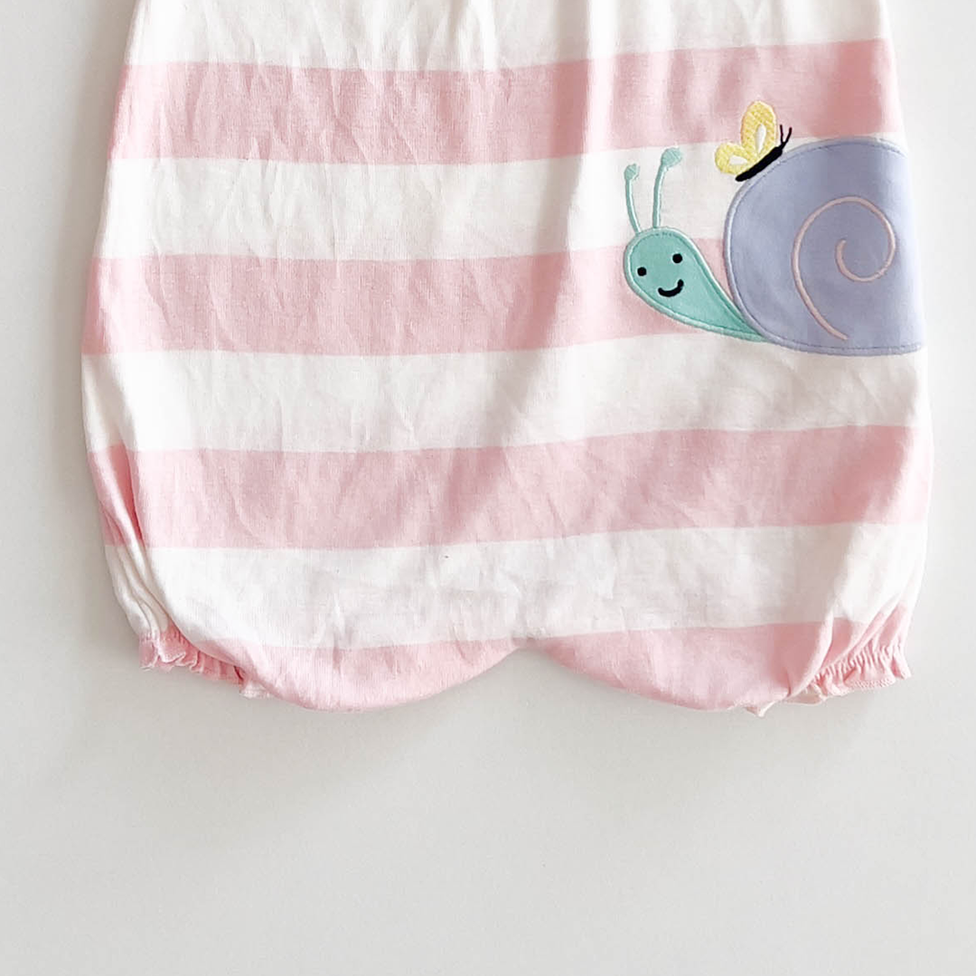 PINK STRIPED JUMPSUIT