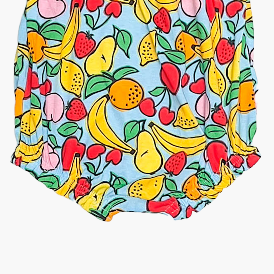 MULTICOLOUR FRUITS PRINTED ONESIE