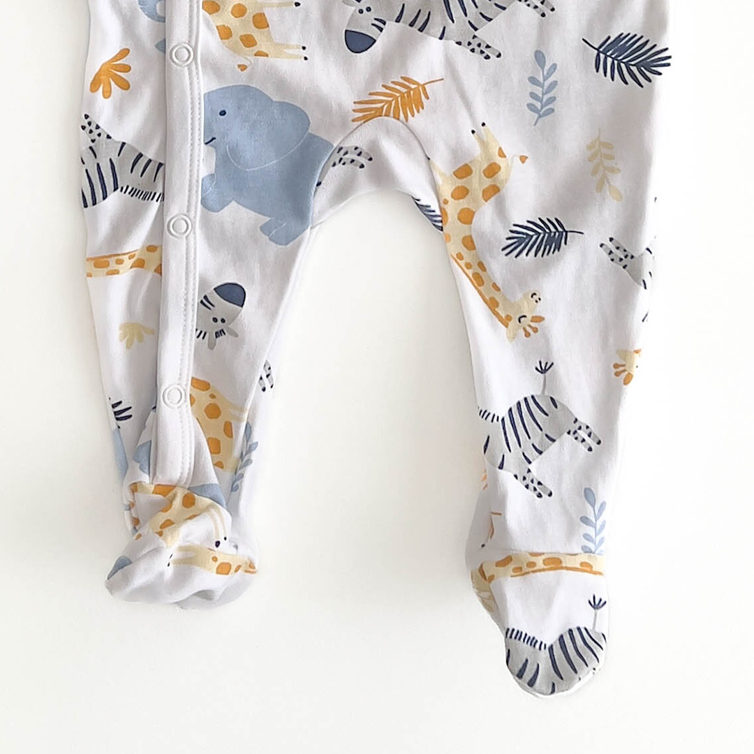 MAX ANIMAL PRINTED SLEEPSUIT