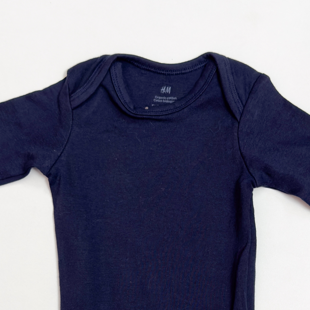 NAVY BLUE FULL SLEEVE ONESIE