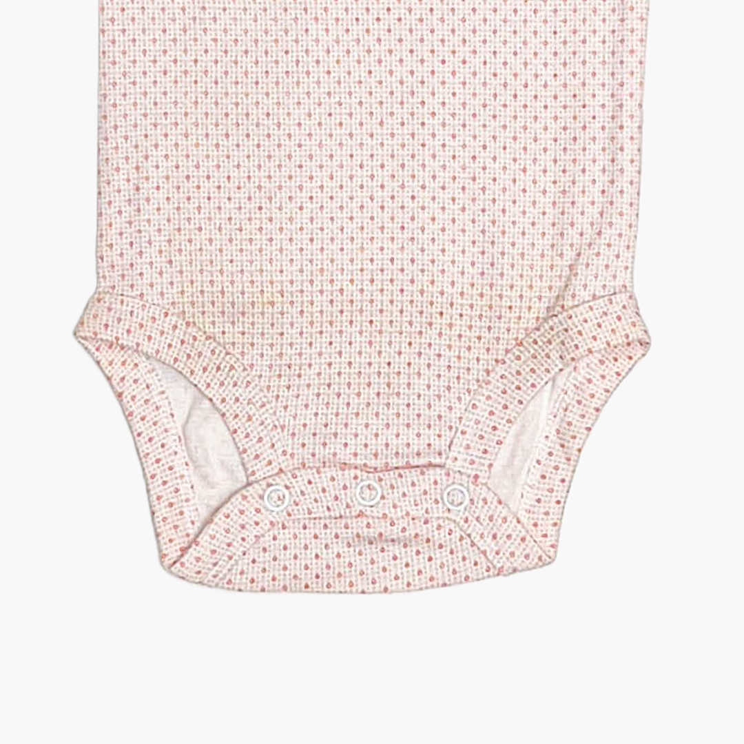 RED DOTTED PATTERNED ONESIE