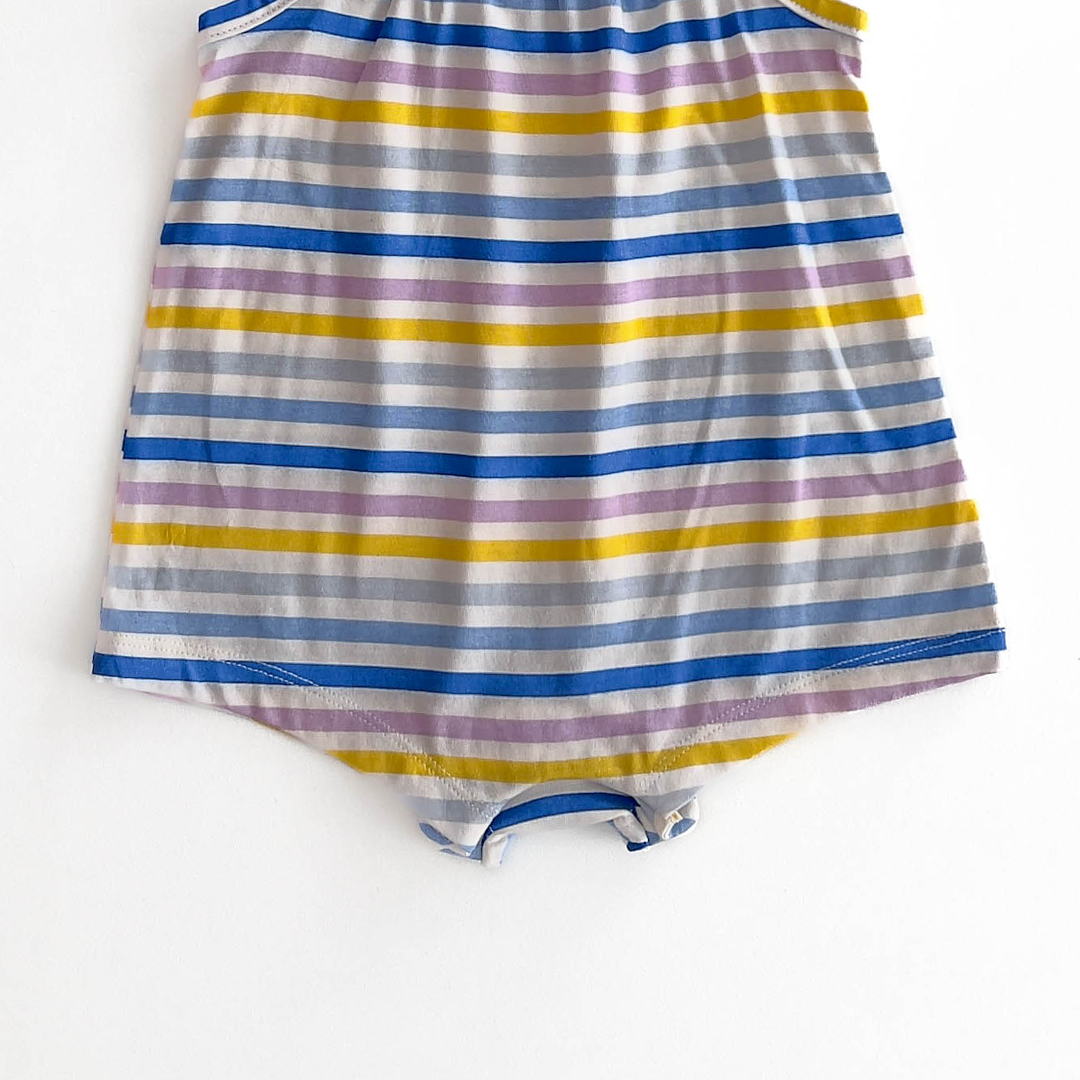 MULTICOLOUR STRIPED JUMPSUIT