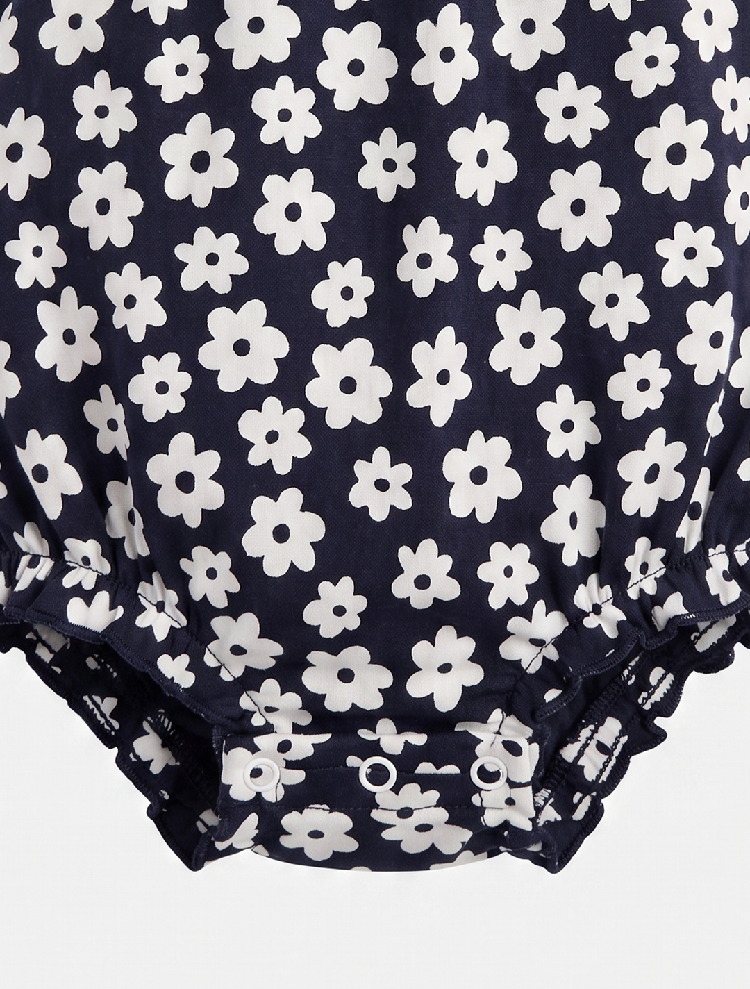 BLACK FLORAL FANCY ONESIE