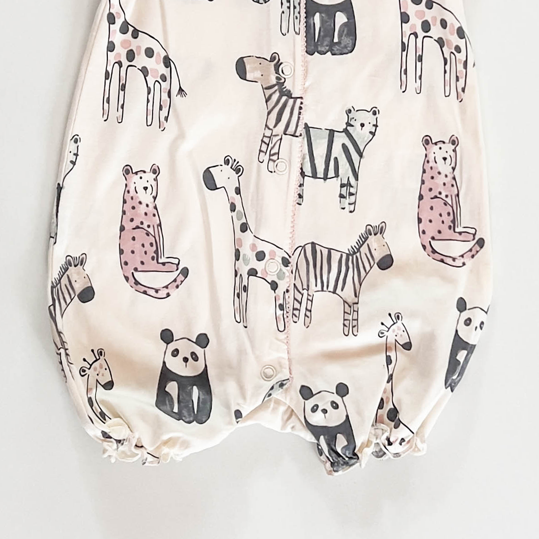 OFF WHITE ANIMAL PRINTED JUMPSUIT