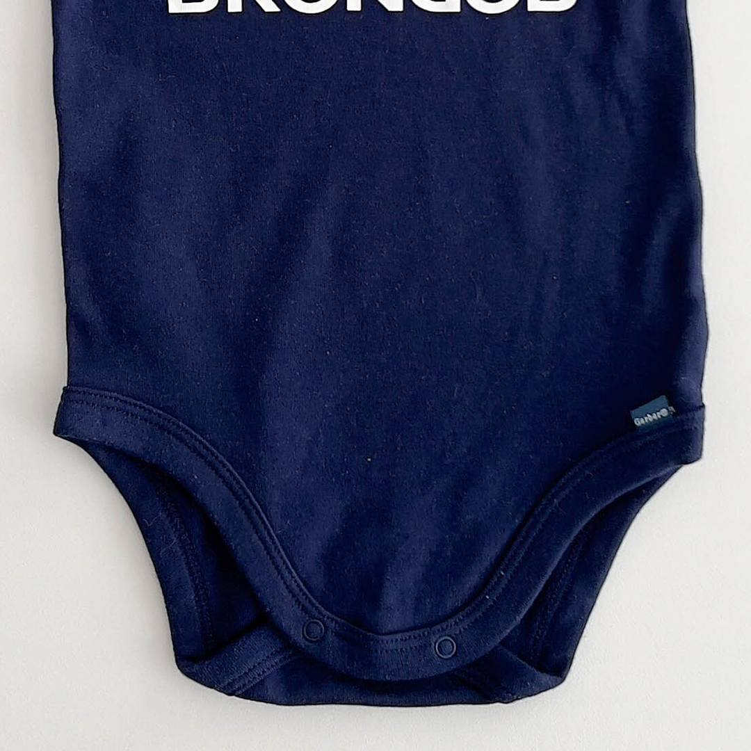NAVY BLUE PRINTED ONESIE