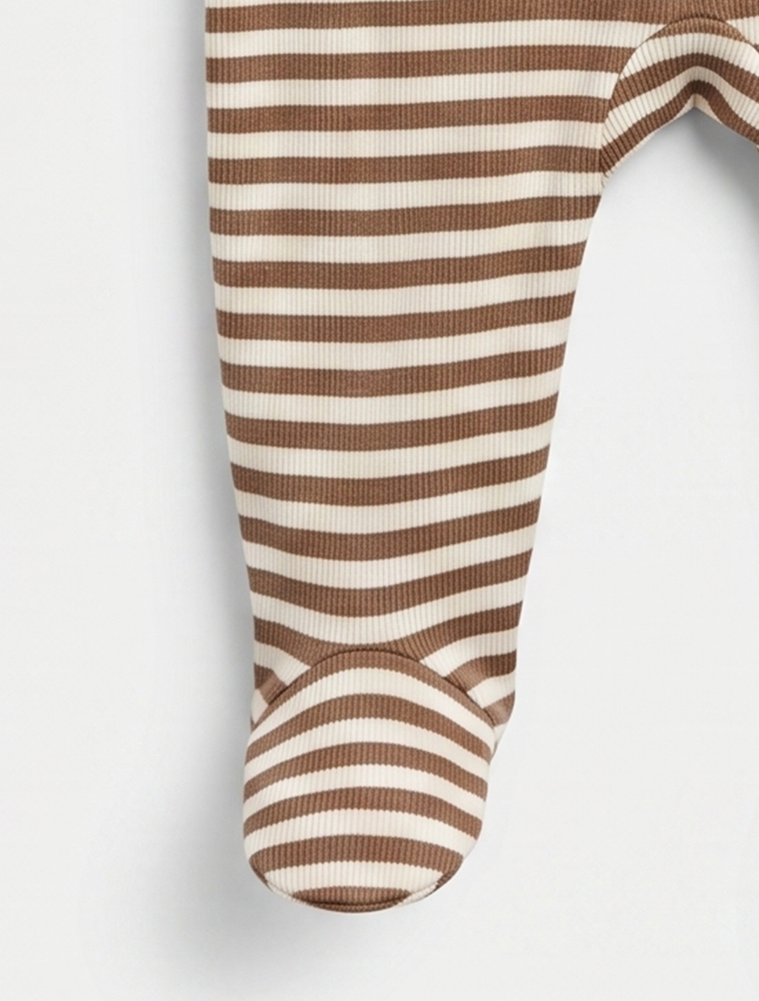 BROWN BEIGE ZIPPER SLEEPSUIT