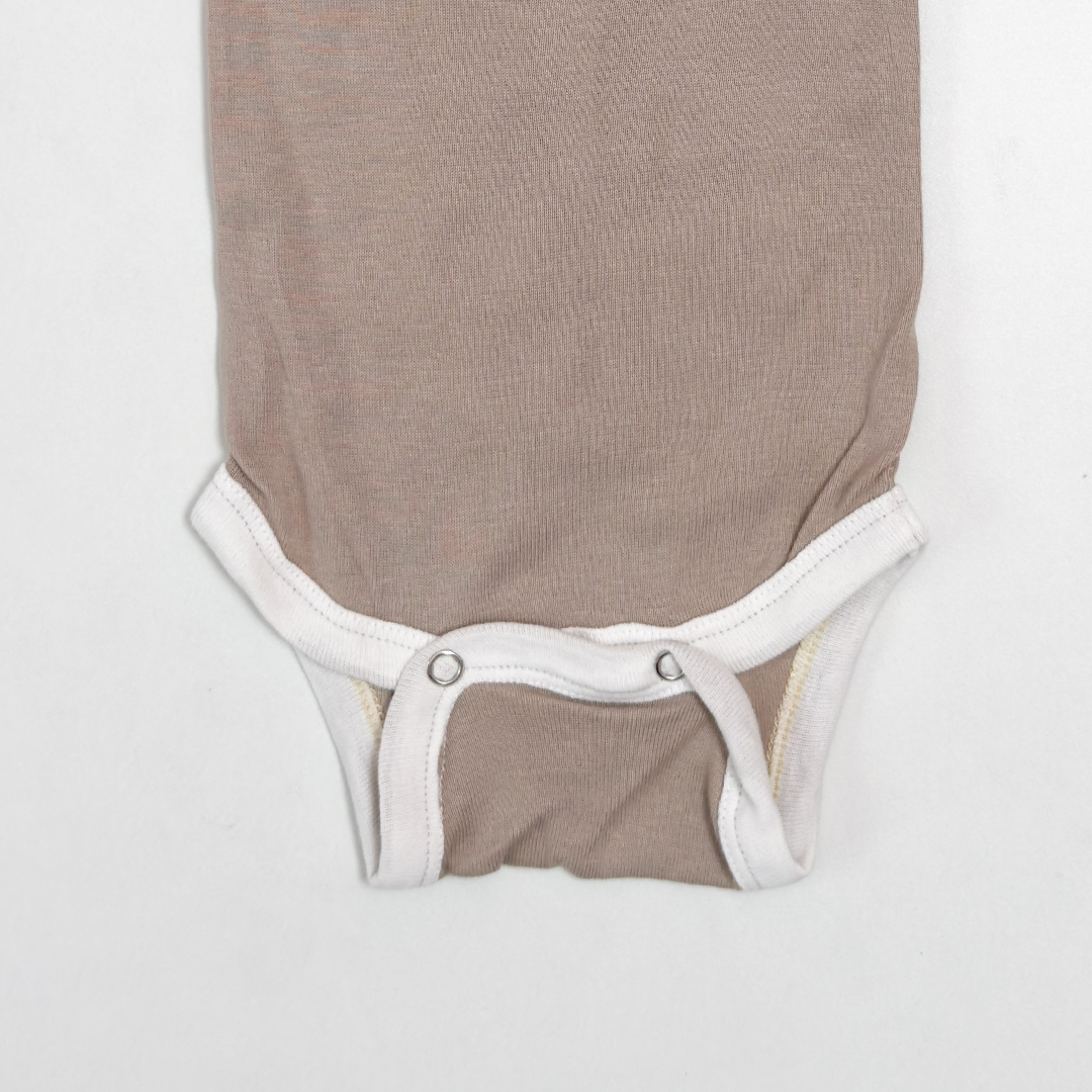 BROWN PLIAN ONESIE