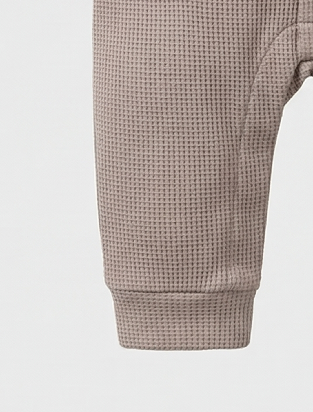 PREMIUM BEIGE KNITTED ROMPER