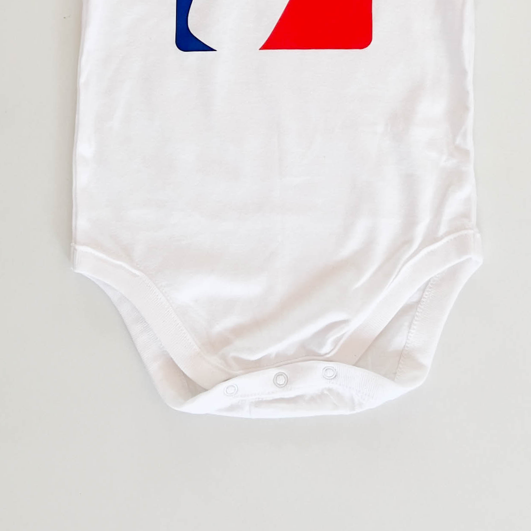 WHITE BOTTLE PRINT ONESIE