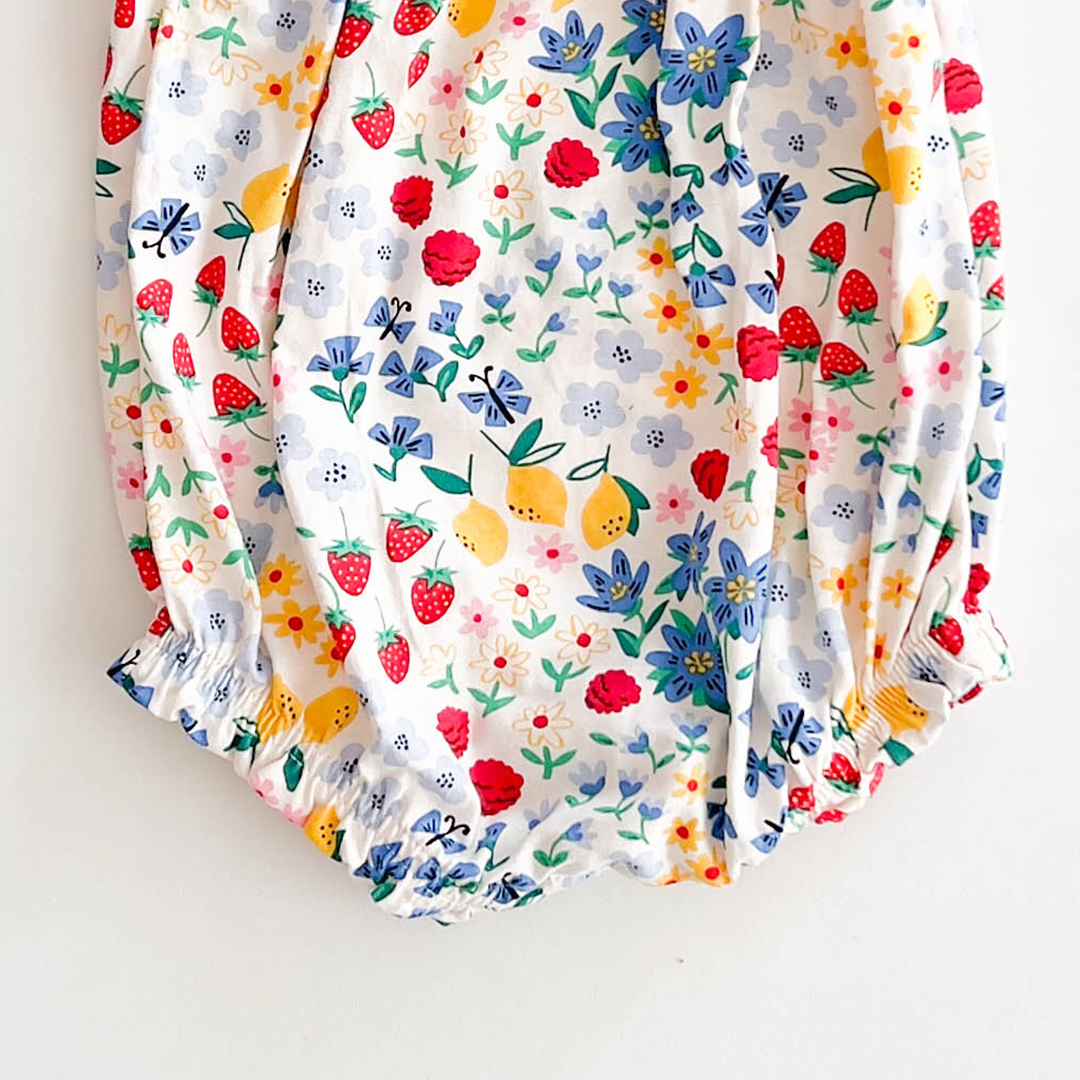MULTICOLOR FLORAL FANCY ONESIE