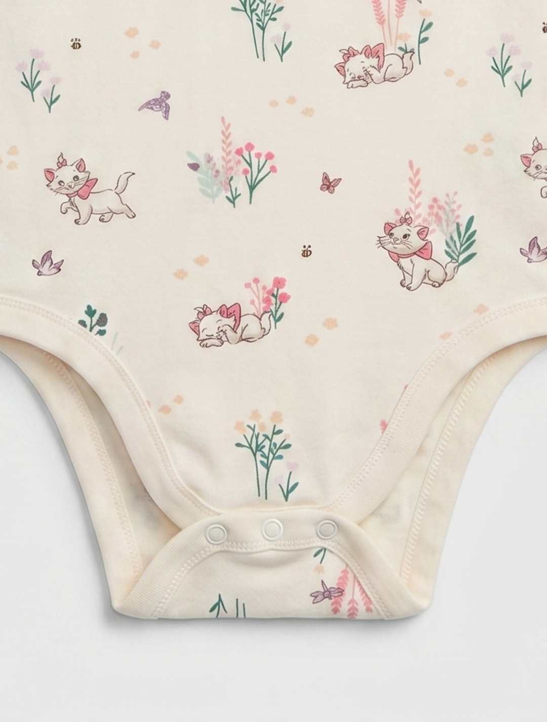 KITTY PRINTED SLEEVELESS ONESIE