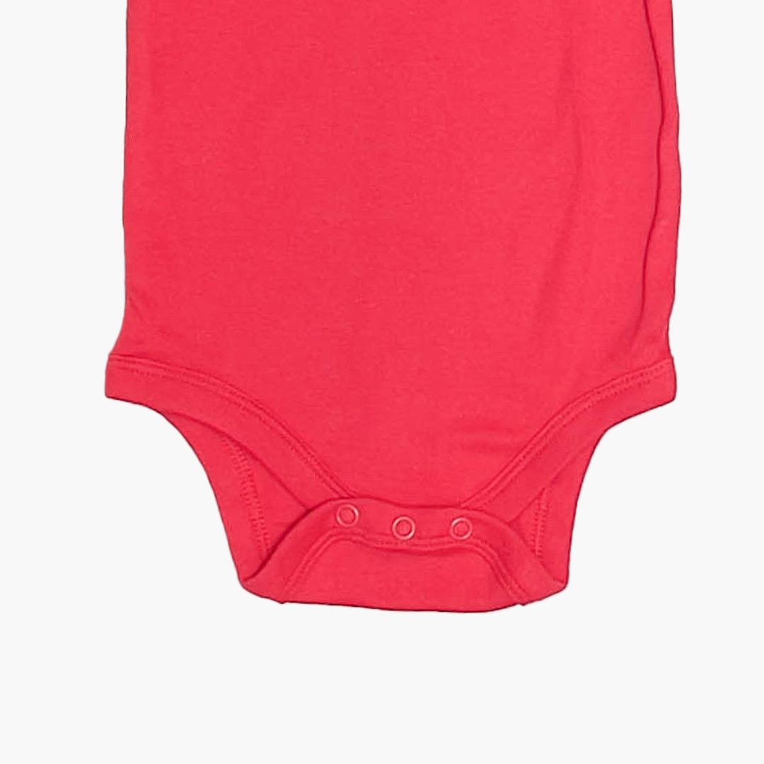 RED PRINTED ONESIE