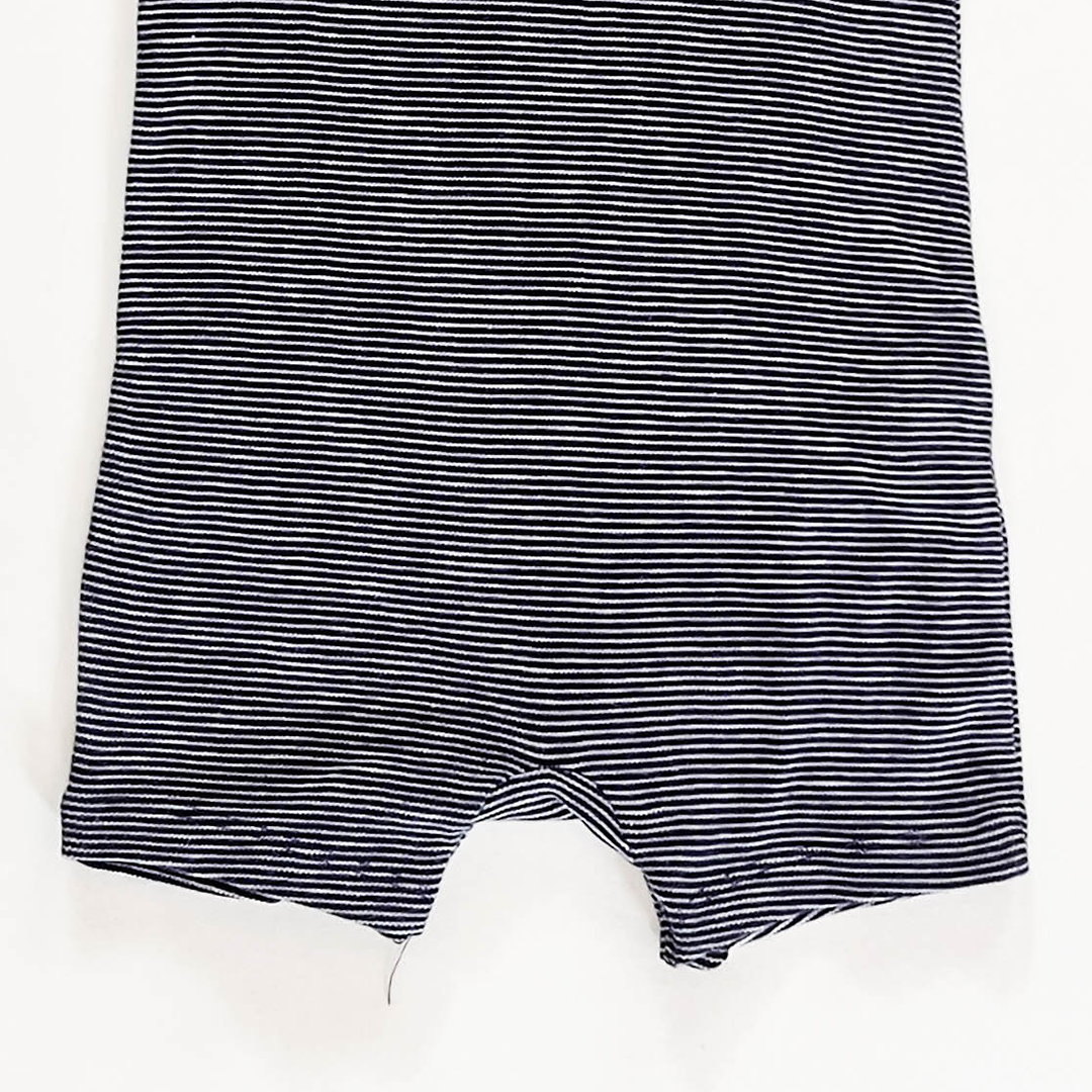 NAVY BLUE STRIPED JUMPSUIT