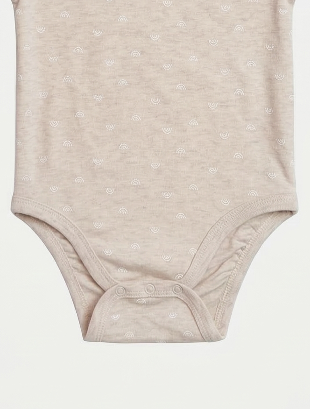 BEIGE RAINBOW PRINTED ONESISE