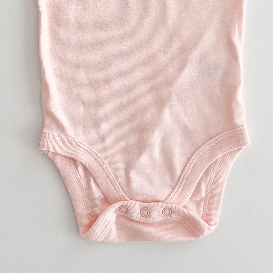 BABY PINK PLAIN ONESIE