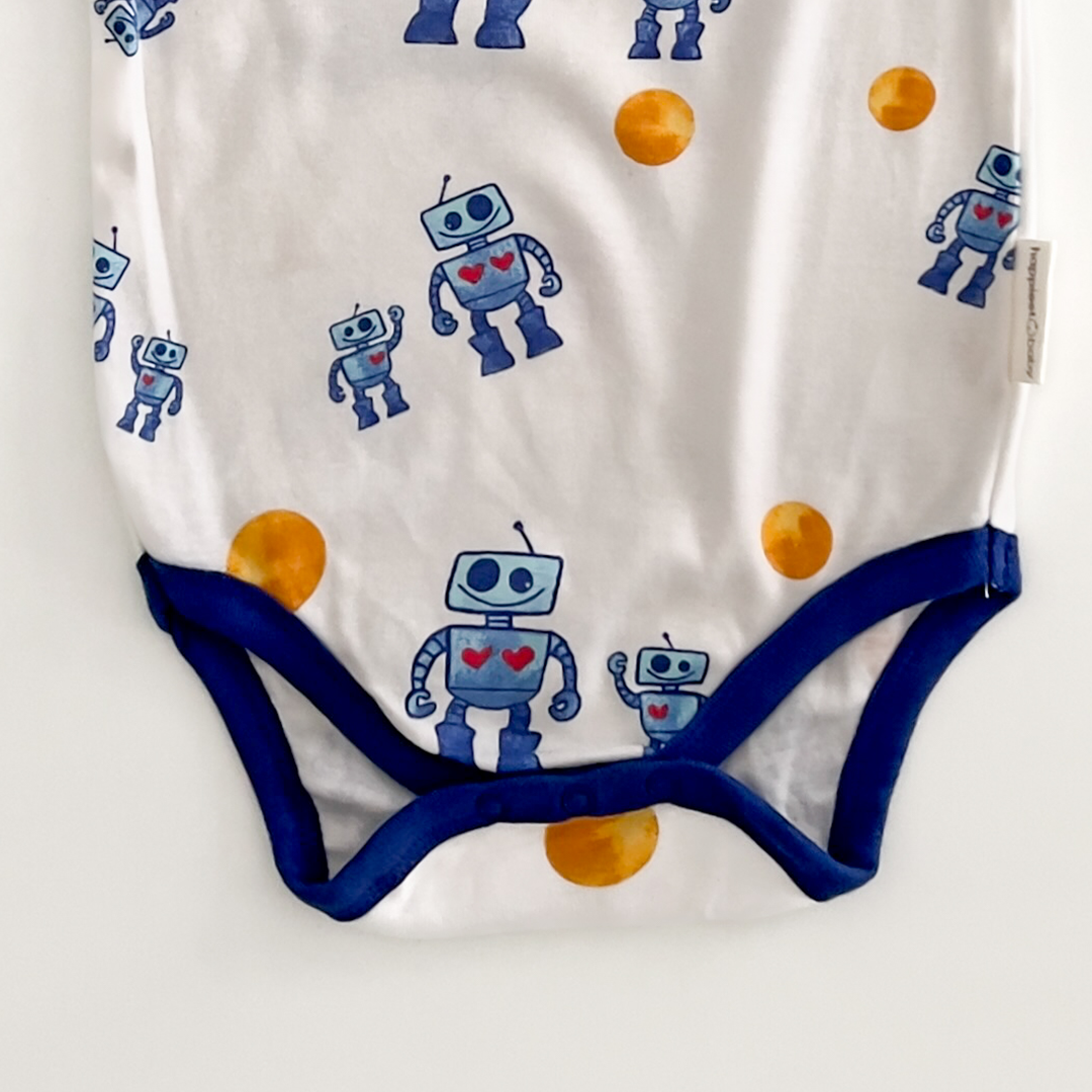 BLUE ROBOT ONESIE